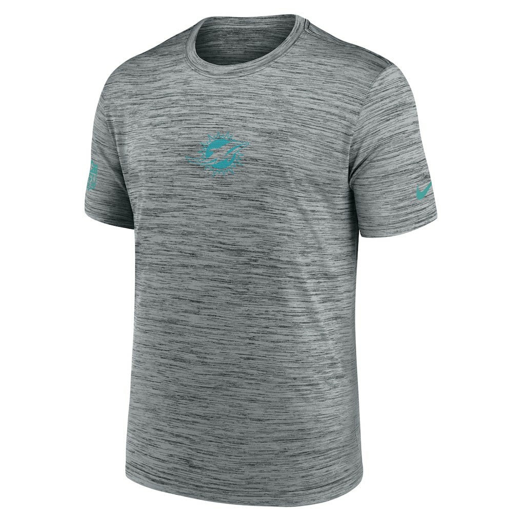 Nike Miami Dolphins Sideline Velocity Dri-FIT T-Shirt - Gray