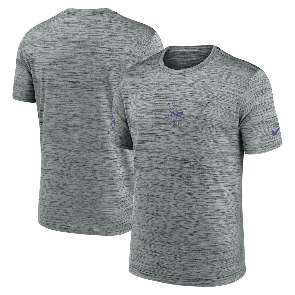 Nike Minnesota Vikings Sideline Velocity Dri-FIT T-Shirt - Gray