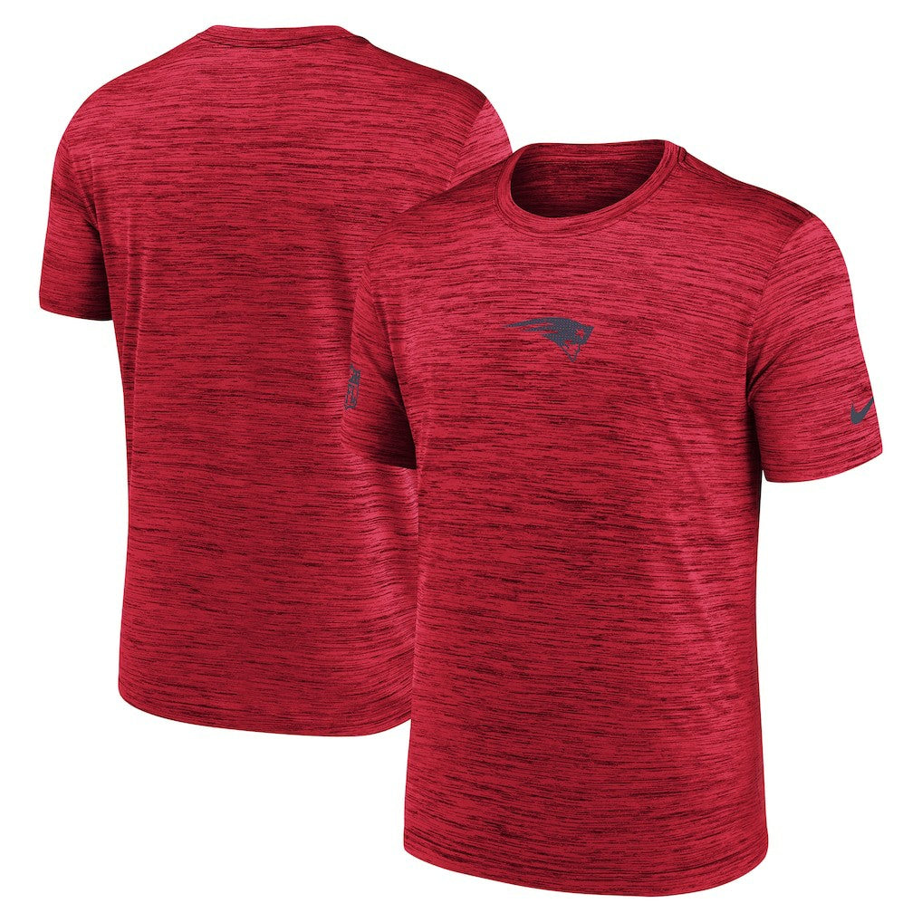 Nike New England Patriots Sideline Velocity Dri-FIT T-Shirt - Red