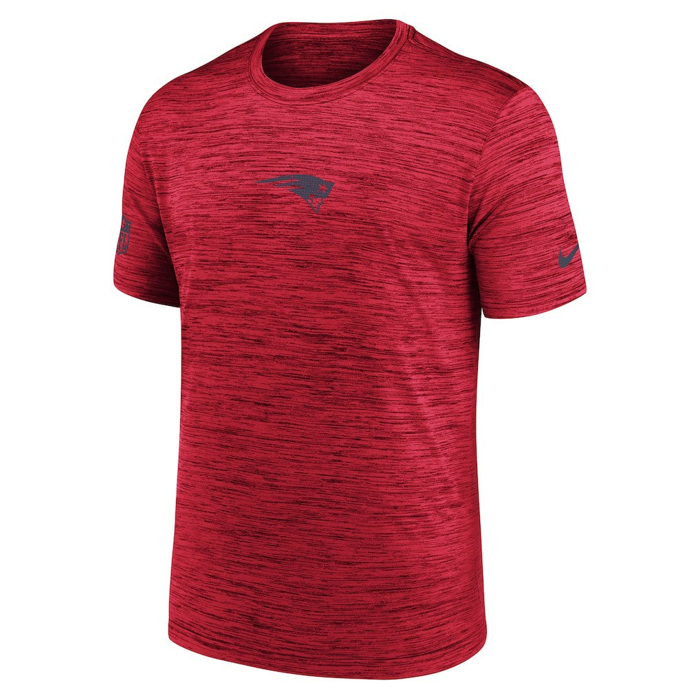 Nike New England Patriots Sideline Velocity Dri-FIT T-Shirt - Red