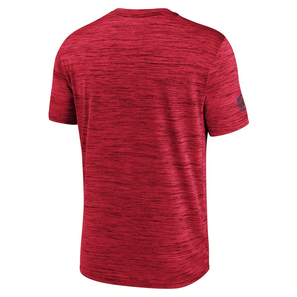 Nike New England Patriots Sideline Velocity Dri-FIT T-Shirt - Red
