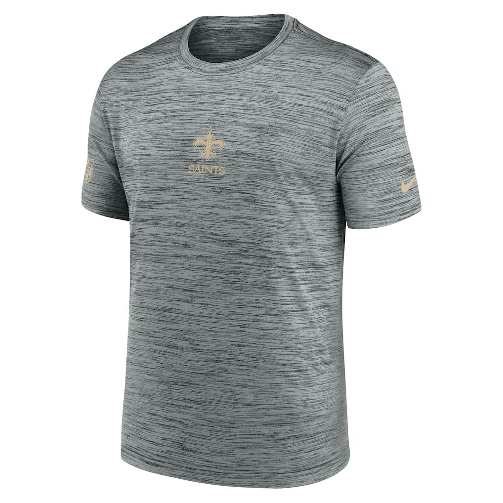 Nike New Orleans Saints Sideline Velocity Dri-FIT T-Shirt - Gray