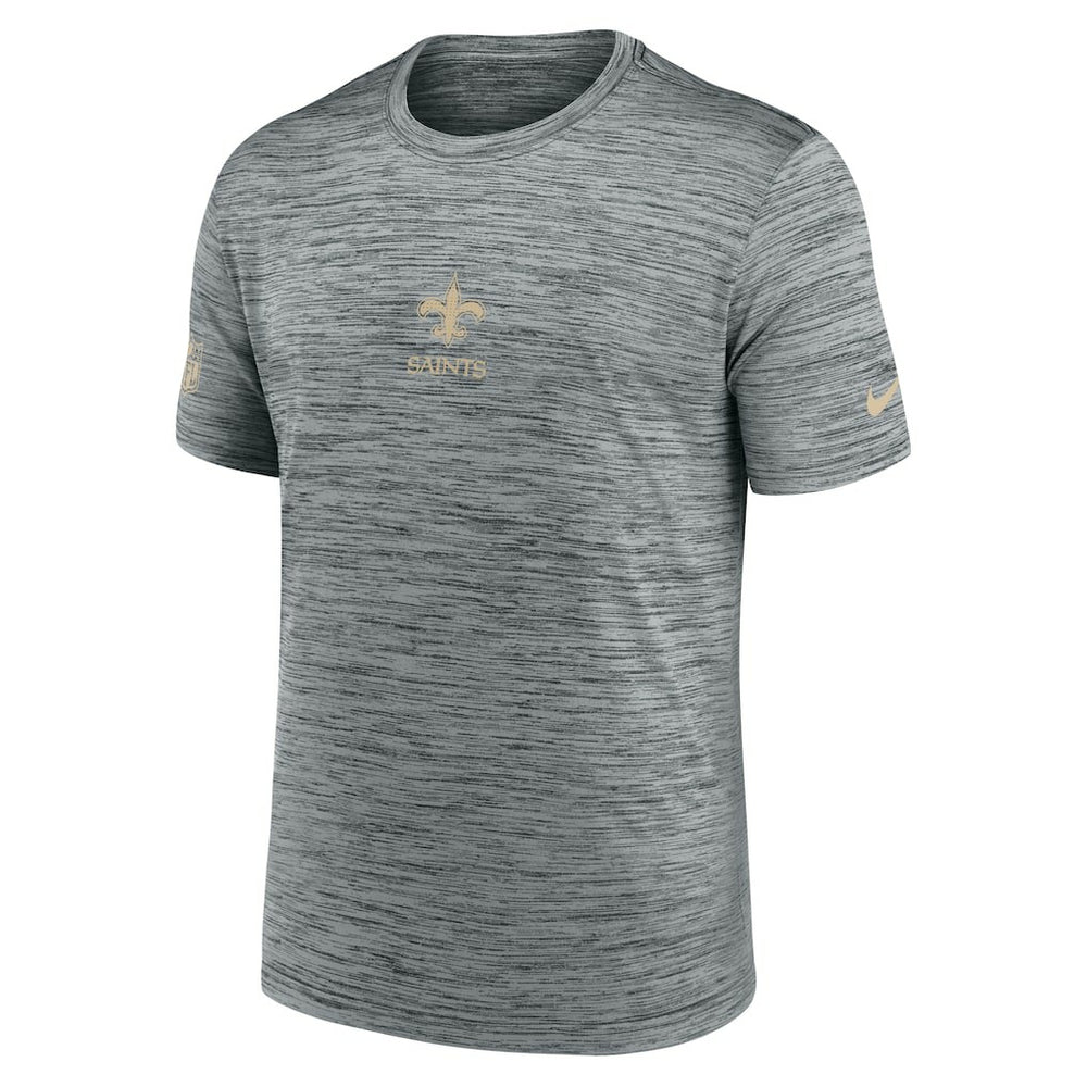 Nike New Orleans Saints Sideline Velocity Dri-FIT T-Shirt - Gray