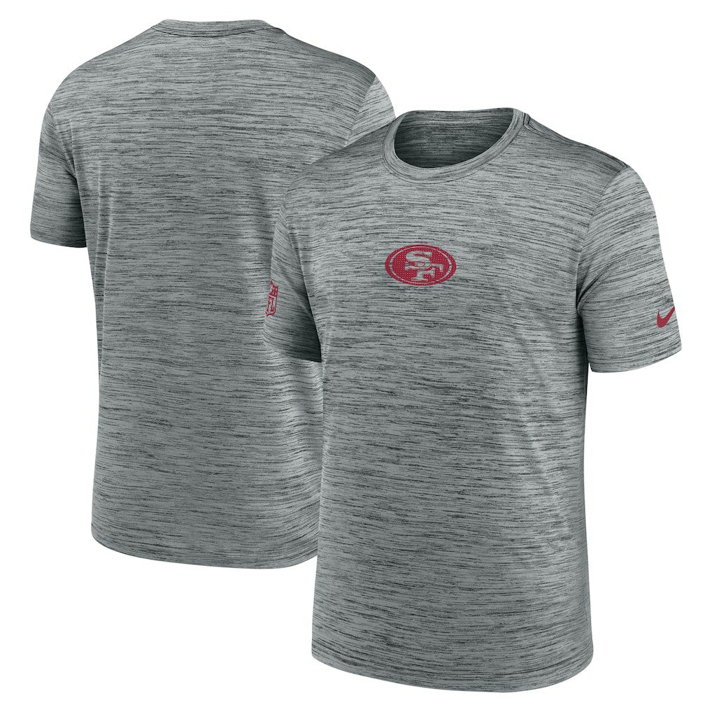 Nike San Francisco 49ers Sideline Velocity Dri-FIT T-Shirt - Gray