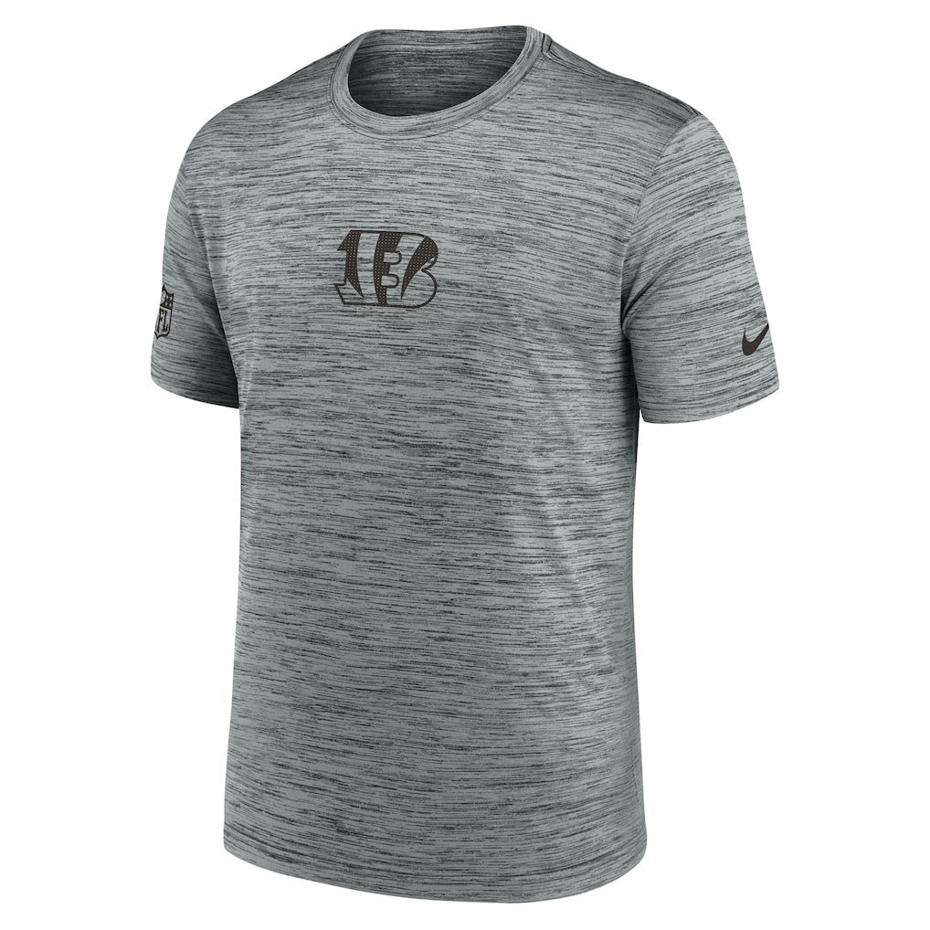 Nike Cincinnati Bengals Sideline Velocity Dri-FIT T-Shirt - Gray