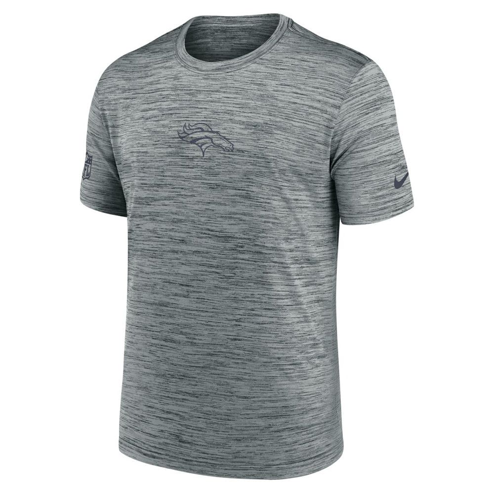 Nike Denver Broncos Sideline Velocity Dri-FIT T-Shirt - Gray
