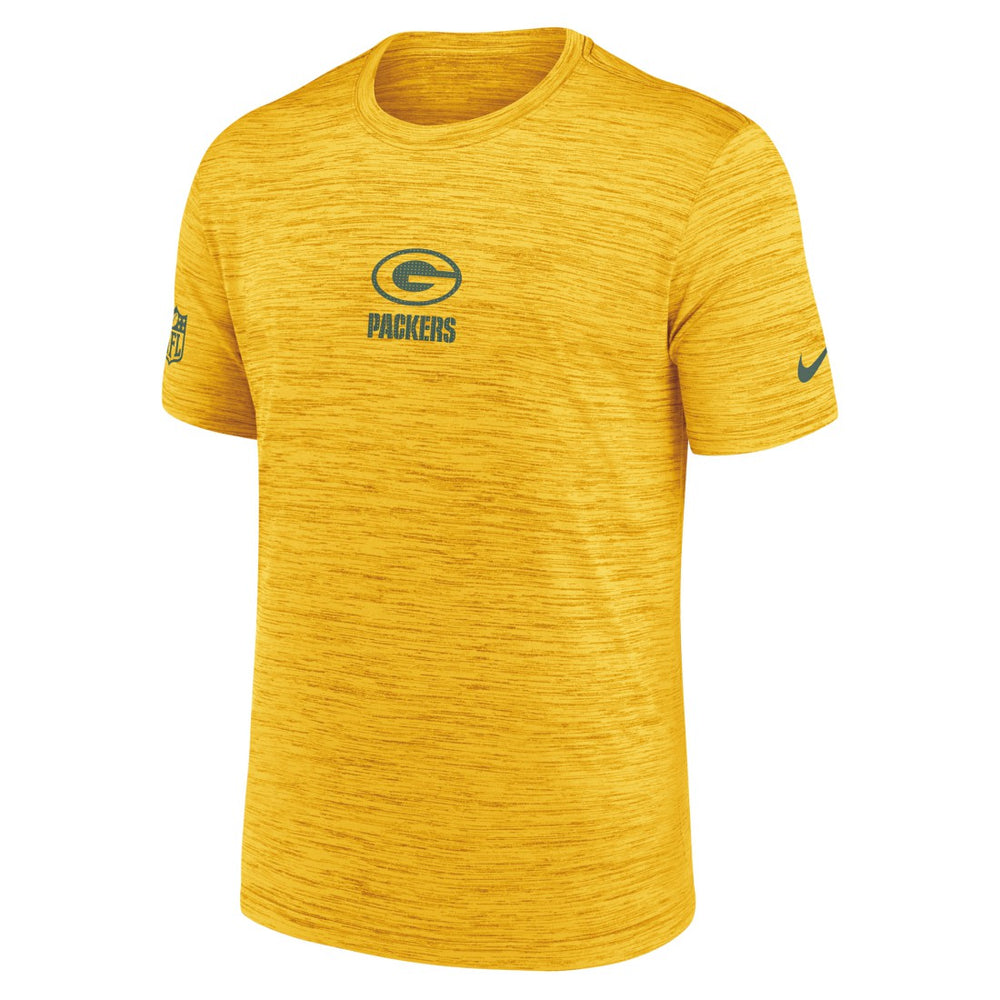 Nike Green Bay Packers Sideline Velocity Dri-FIT T-Shirt - Gold