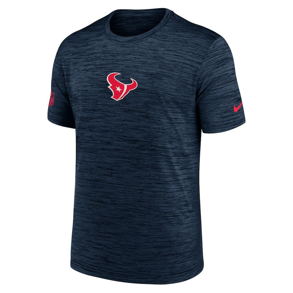 Nike Houston Texans Sideline Velocity Dri-FIT T-Shirt - Navy