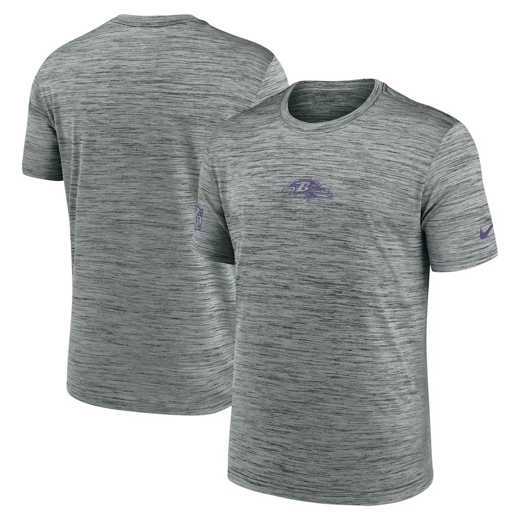 Nike Baltimore Ravens Sideline Velocity Dri-FIT T-Shirt - Gray
