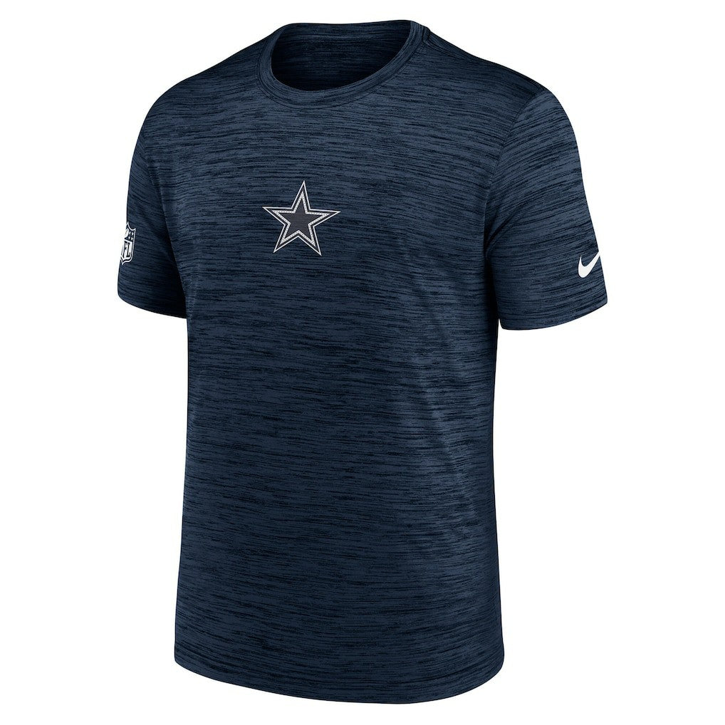 Nike Dallas Cowboys Sideline Velocity Dri-FIT T-Shirt - Navy