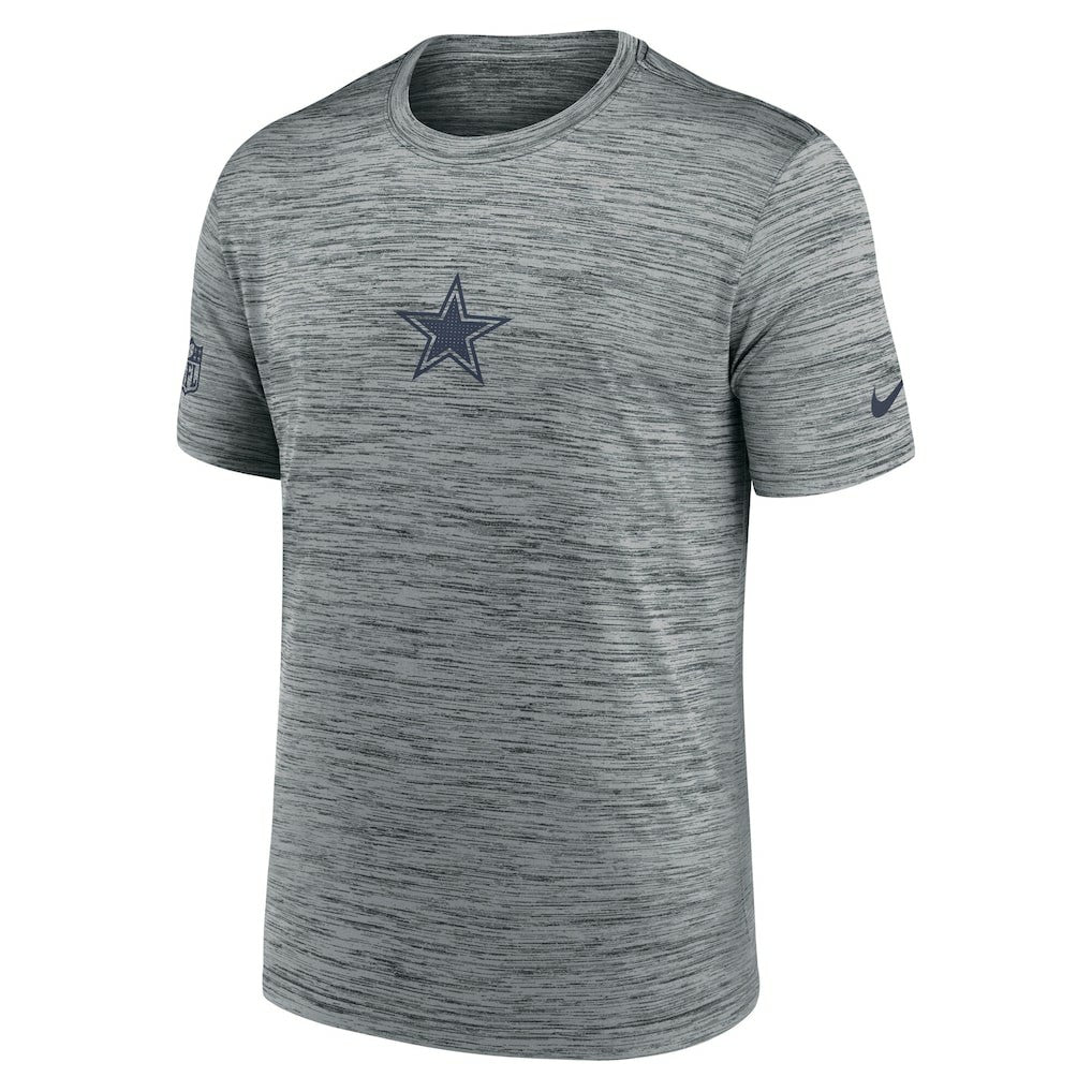 Nike Dallas Cowboys Sideline Velocity Dri-FIT T-Shirt - Gray
