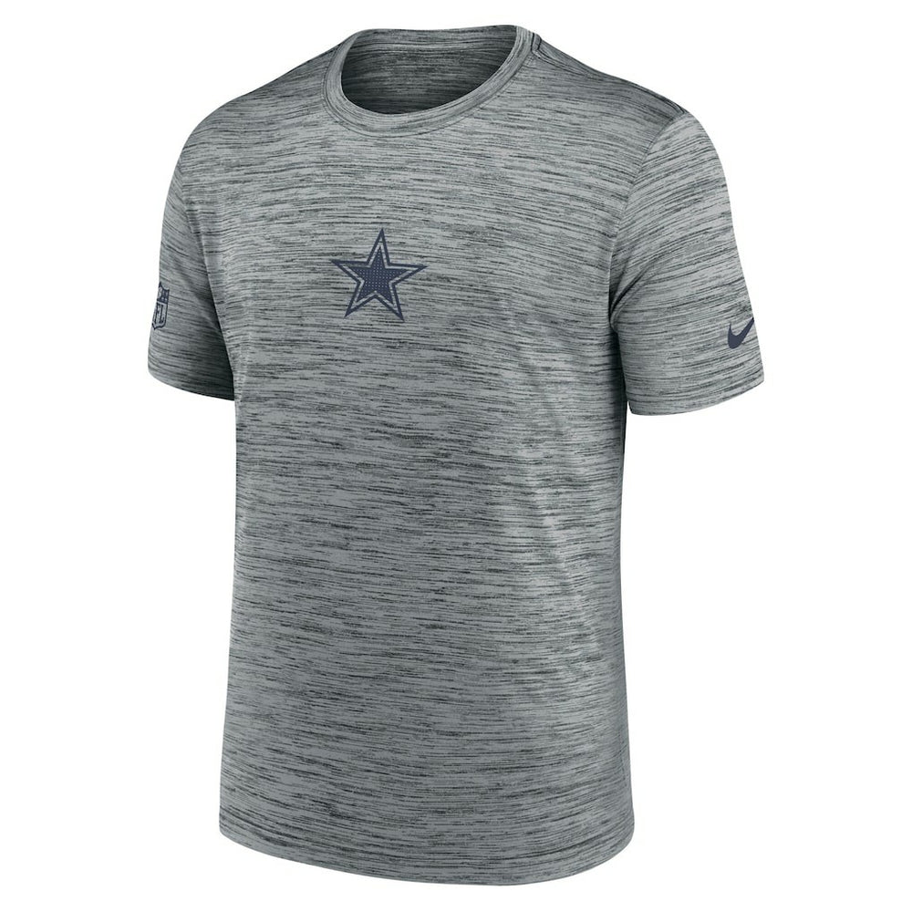 Nike Dallas Cowboys Sideline Velocity Dri-FIT T-Shirt - Gray