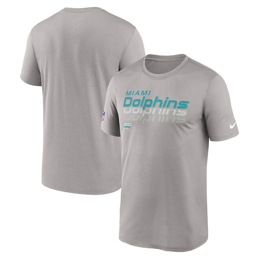 Nike Miami Dolphins Sideline Legend Dri-FIT T-Shirt Gray