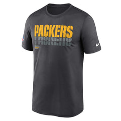 Nike Green Bay Packers Sideline Legend Dri-FIT T-Shirt Charcoal