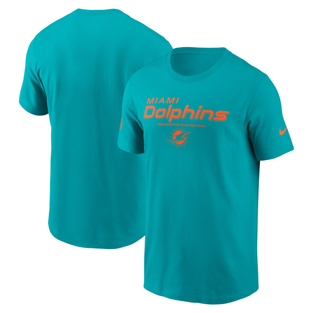 Nike Miami Dolphins Sideline Dri-FIT T-Shirt Aqua