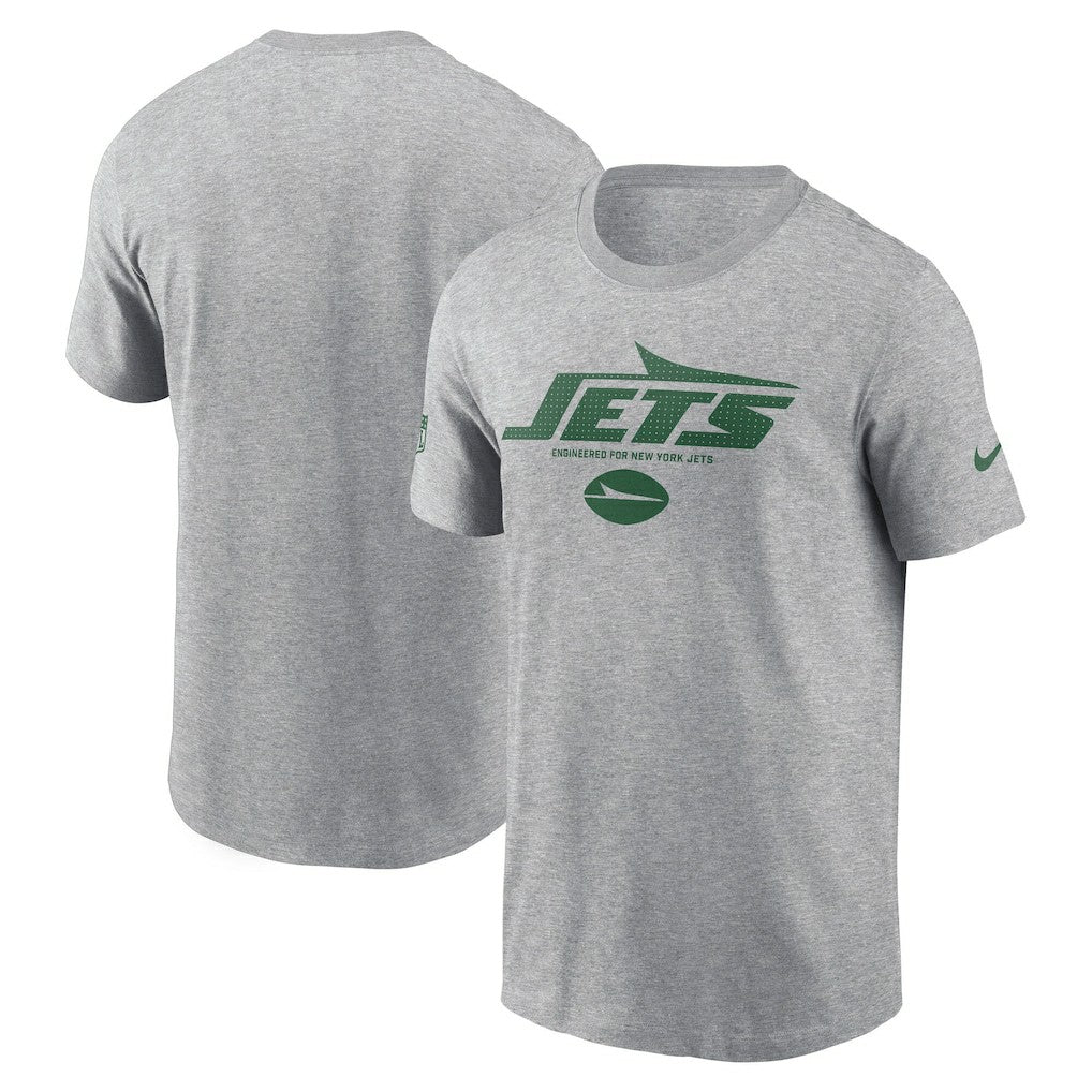 Nike New York Jets Sideline Dri-FIT T-Shirt Heather Gray