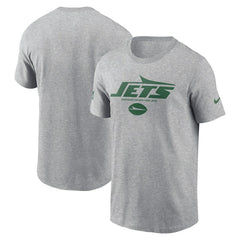 Nike New York Jets Sideline Dri-FIT T-Shirt Heather Gray