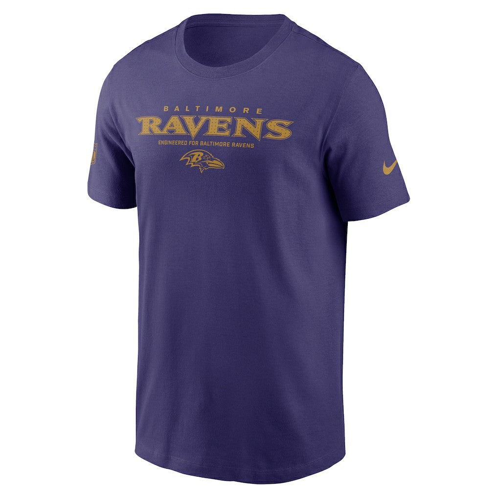 Nike Baltimore Ravens Sideline Dri-FIT T-Shirt Purple