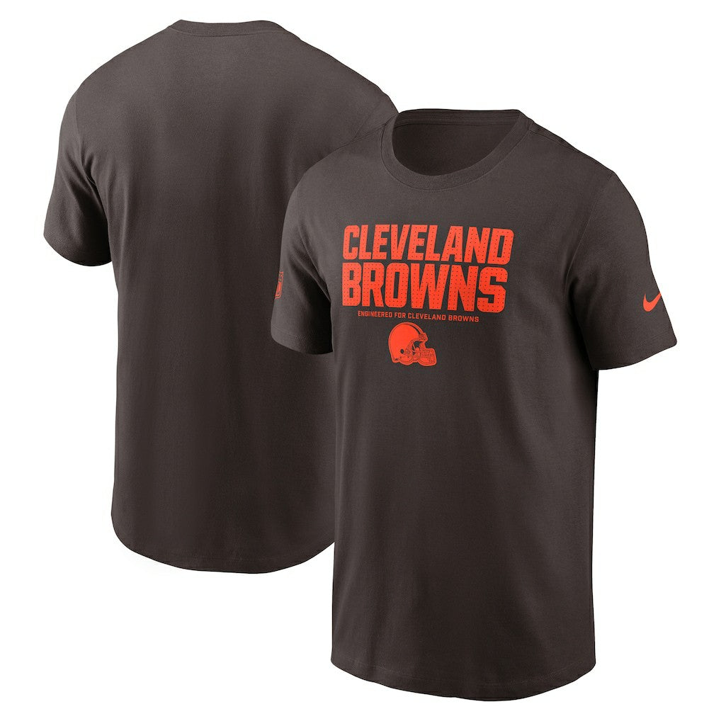 Nike Cleveland Browns Sideline Dri-FIT T-Shirt Brown
