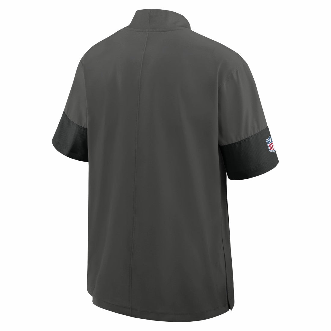 Nike Tampa Bay Buccaneers Sideline Short Sleeve Quarter-Zip Dri-FIT Coach Jacket Pewter