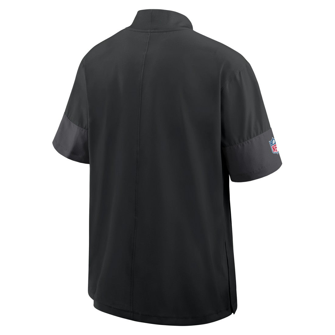 Nike Detroit Lions Sideline Short Sleeve Quarter-Zip Dri-FIT Coach Jacket Black