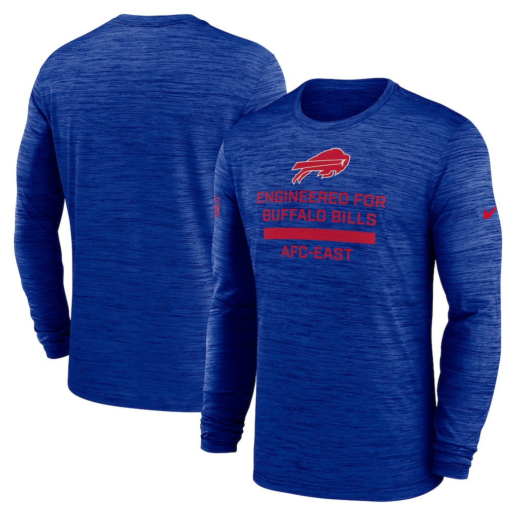 Nike Buffalo Bills Sideline Velocity Performance Long Sleeve T-Shirt - Royal