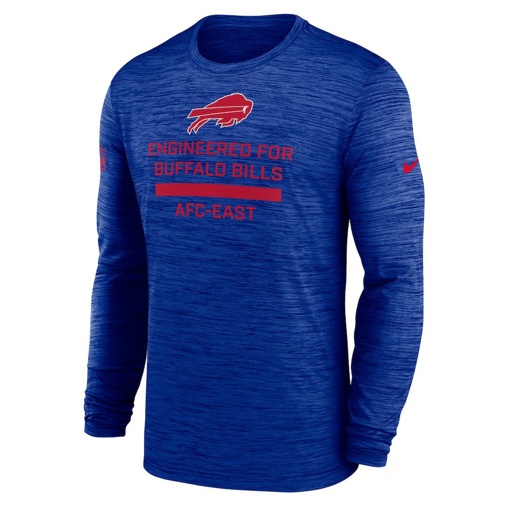 Nike Buffalo Bills Sideline Velocity Performance Long Sleeve T-Shirt - Royal