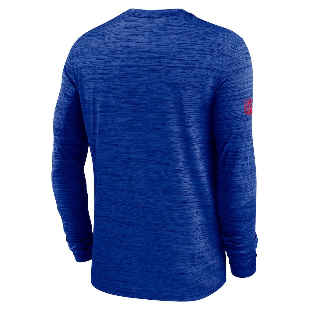 Nike Buffalo Bills Sideline Velocity Performance Long Sleeve T-Shirt - Royal