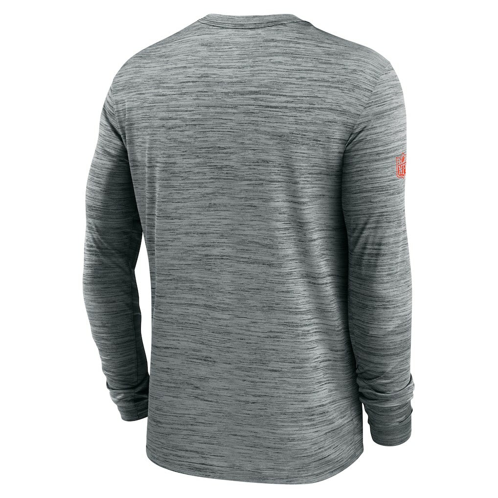 Nike Cleveland Browns Sideline Velocity Performance Long Sleeve T-Shirt - Gray
