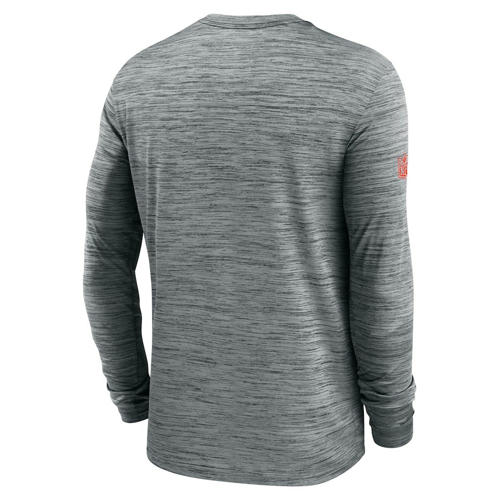 Nike Cleveland Browns Sideline Velocity Performance Long Sleeve T-Shirt - Gray