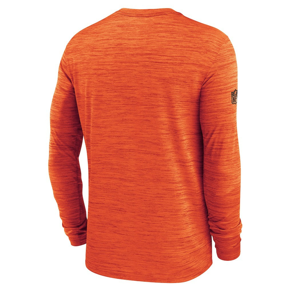 Nike Cleveland Browns Sideline Velocity Performance Long Sleeve T-Shirt - Orange