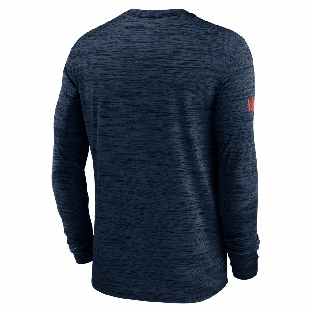 Nike Denver Broncos Sideline Velocity Performance Long Sleeve T-Shirt - Navy