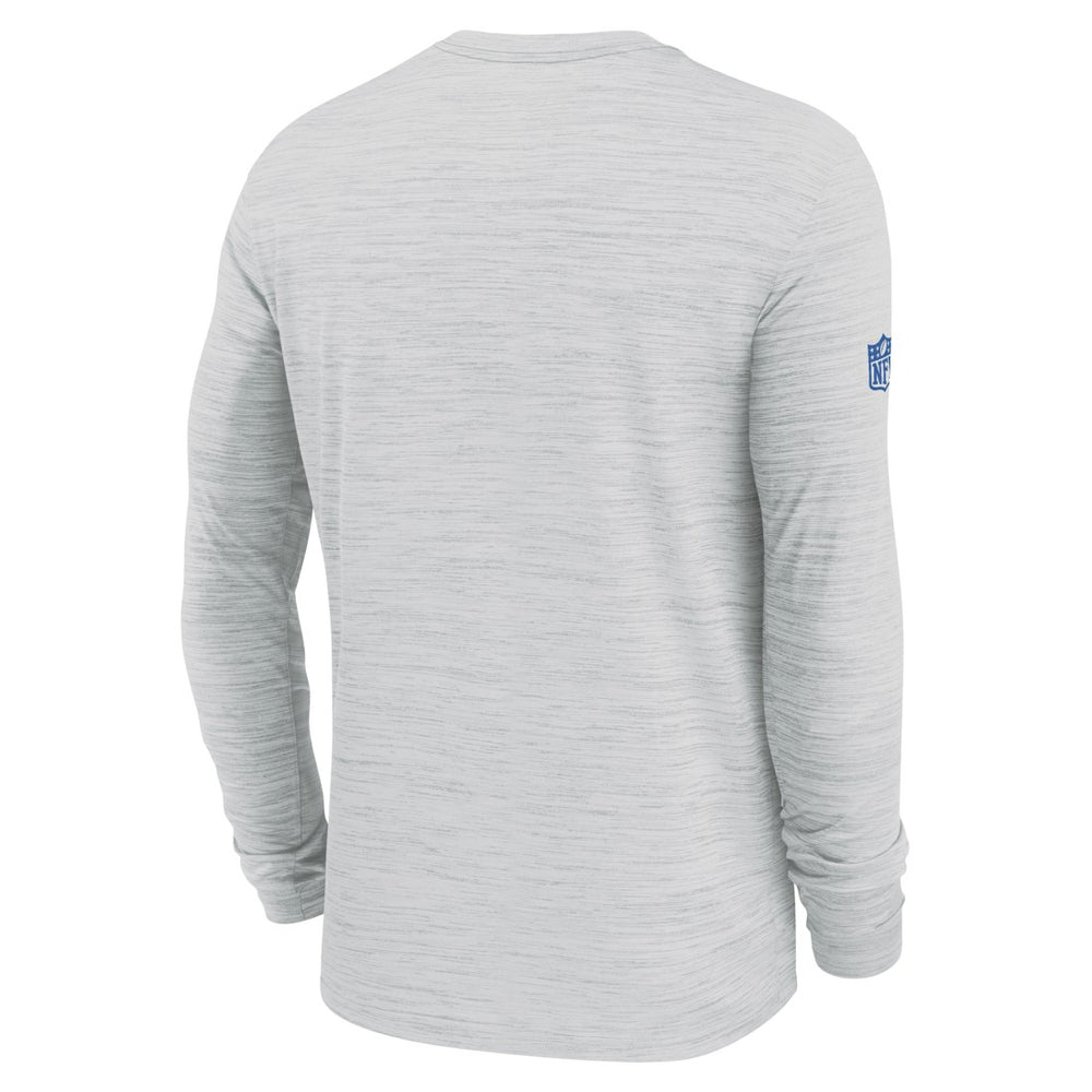 Nike Detroit Lions Sideline Velocity Performance Long Sleeve T-Shirt - Ash