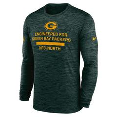 Nike Green Bay Packers Sideline Velocity Performance Long Sleeve T-Shirt - Green