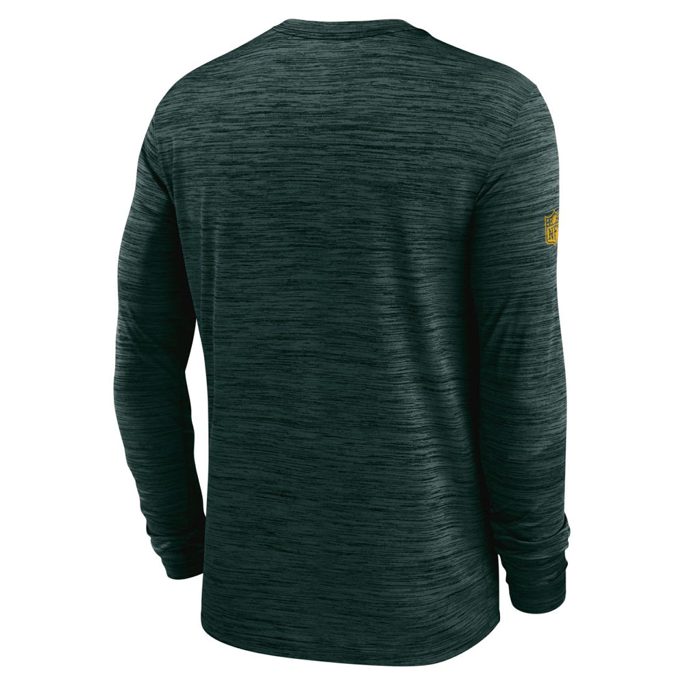 Nike Green Bay Packers Sideline Velocity Performance Long Sleeve T-Shirt - Green