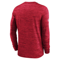 Nike New England Patriots Sideline Velocity Performance Long Sleeve T-Shirt - Red