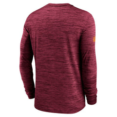 Nike Washington Commanders Sideline Velocity Performance Long Sleeve T-Shirt - Burgundy