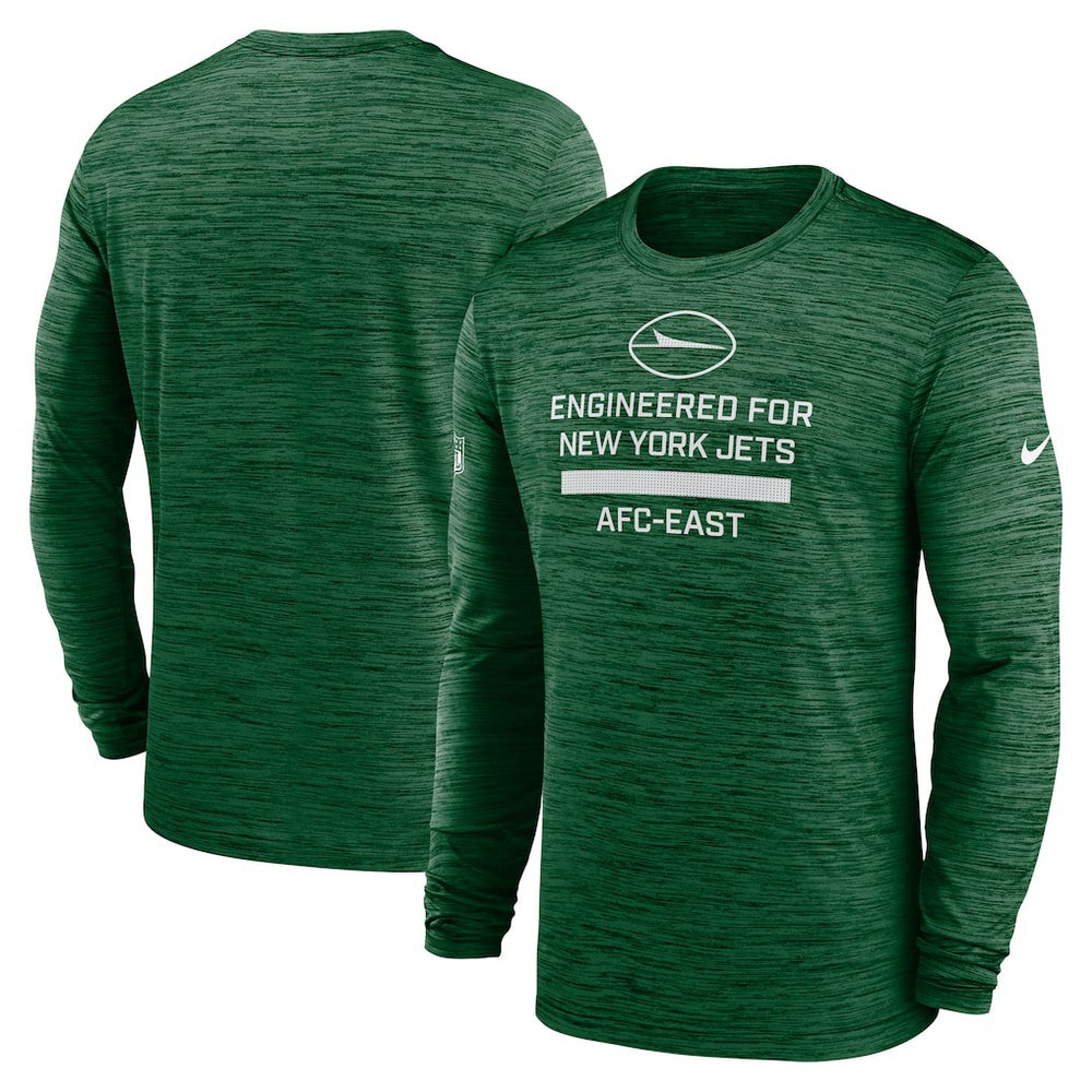 Nike New York Jets Sideline Velocity Performance Long Sleeve T-Shirt - Green