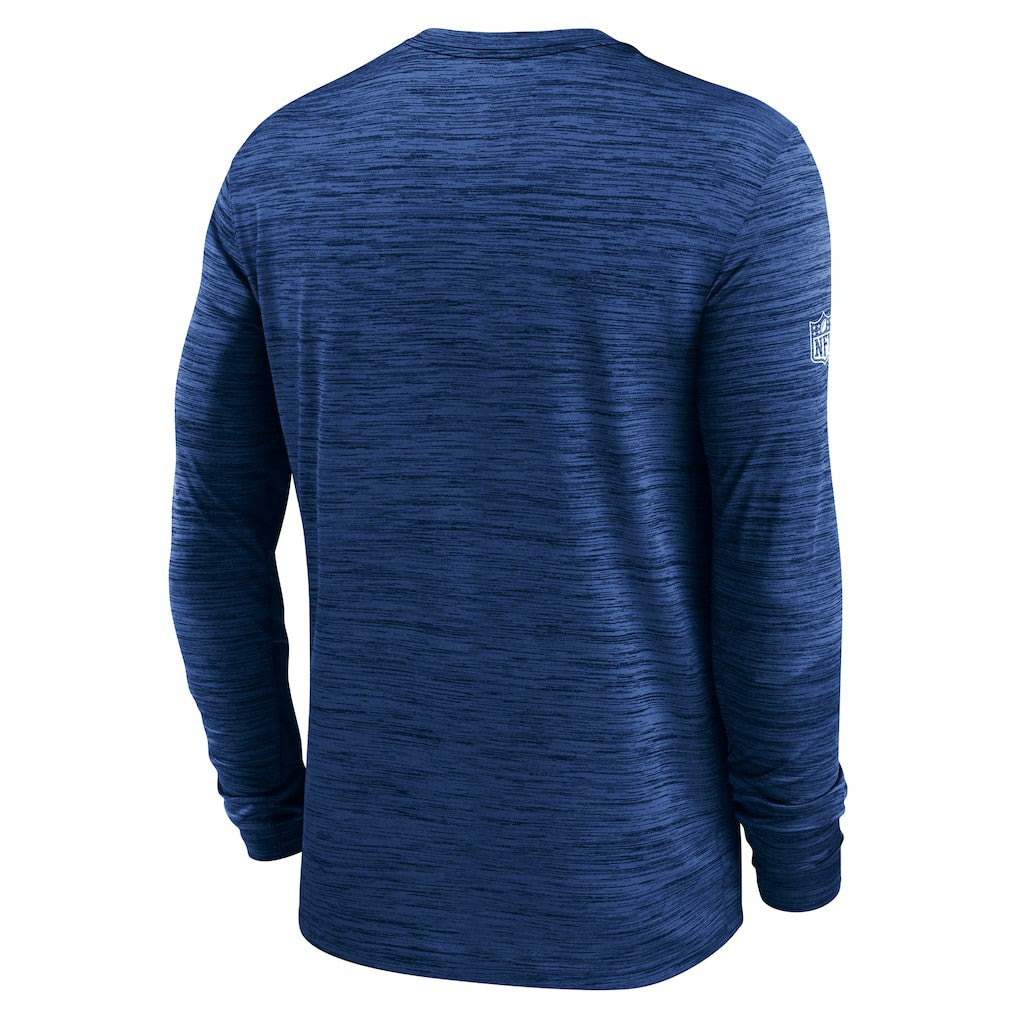 Nike New York Giants Sideline Velocity Performance Long Sleeve T-Shirt - Royal