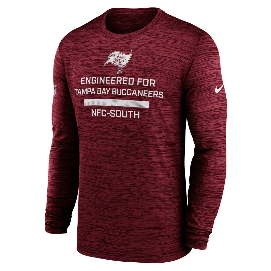 Nike Tampa Bay Buccaneers Sideline Velocity Performance Long Sleeve T-Shirt - Red