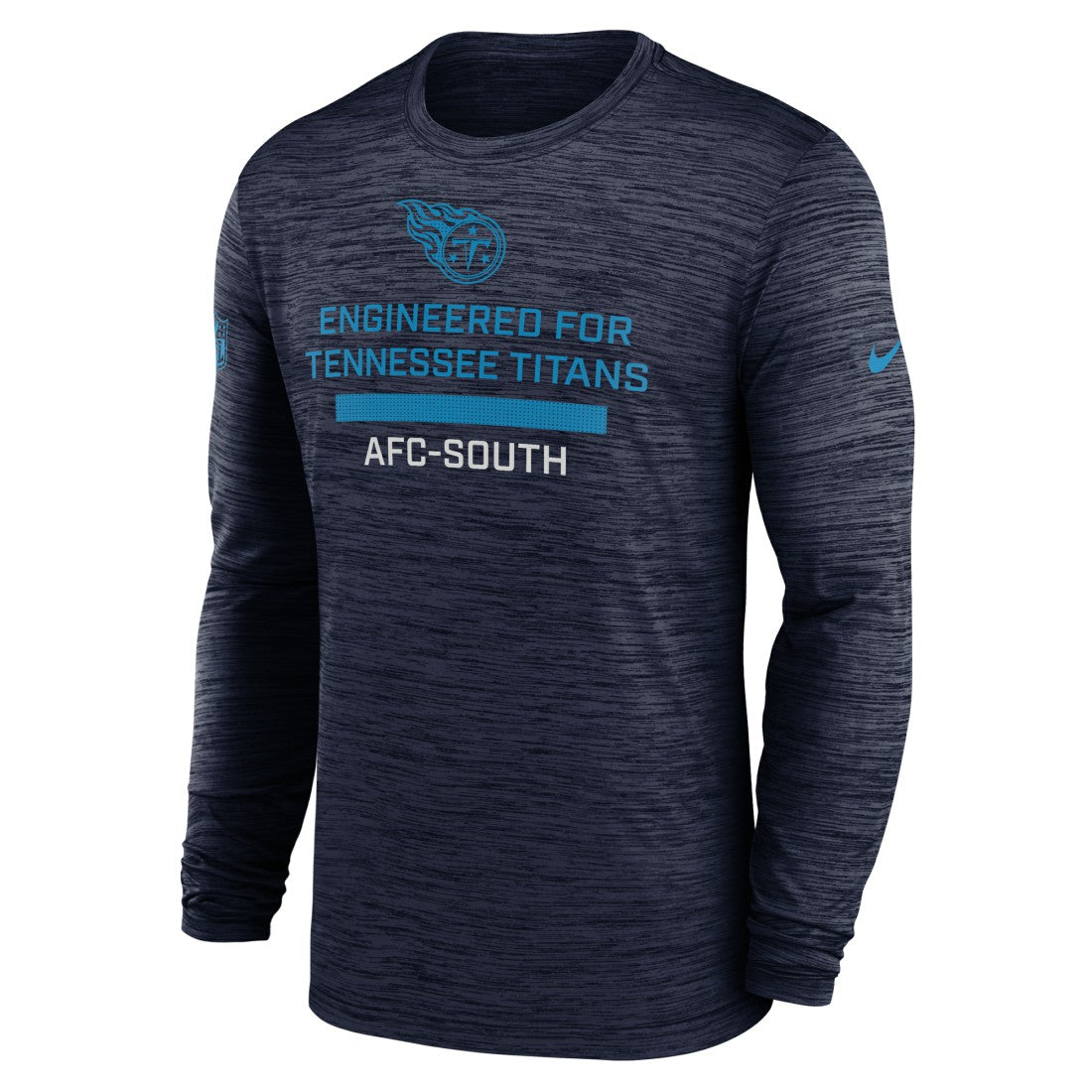 Nike Tennessee Titans Sideline Velocity Performance Long Sleeve T-Shirt - Navy