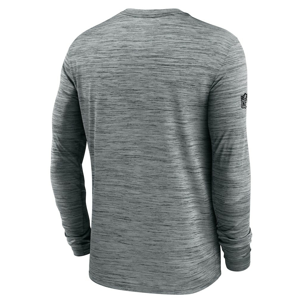 Nike Pittsburgh Steelers Sideline Velocity Performance Long Sleeve T-Shirt - Gray