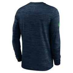 Nike Seattle Seahawks Sideline Velocity Performance Long Sleeve T-Shirt - College Navy