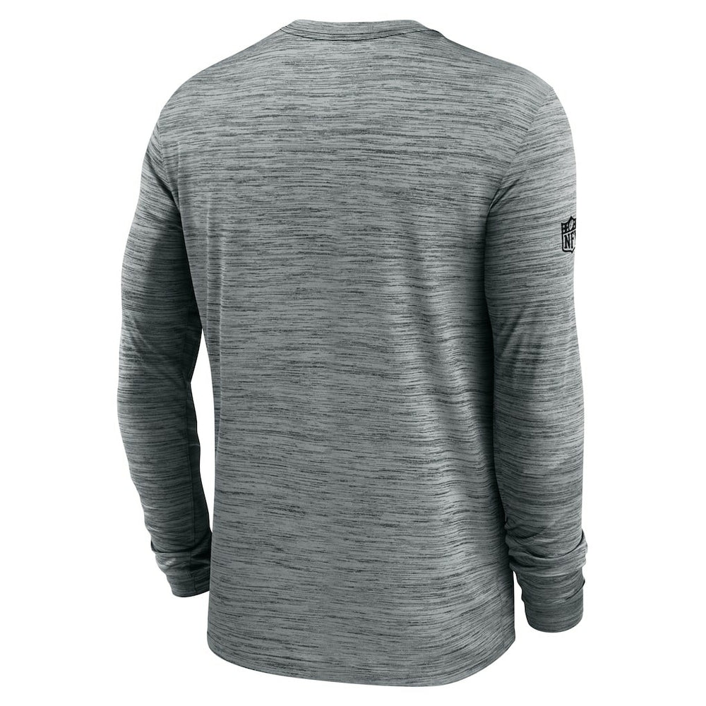 Nike San Francisco 49ers Sideline Velocity Performance Long Sleeve T-Shirt - Gray