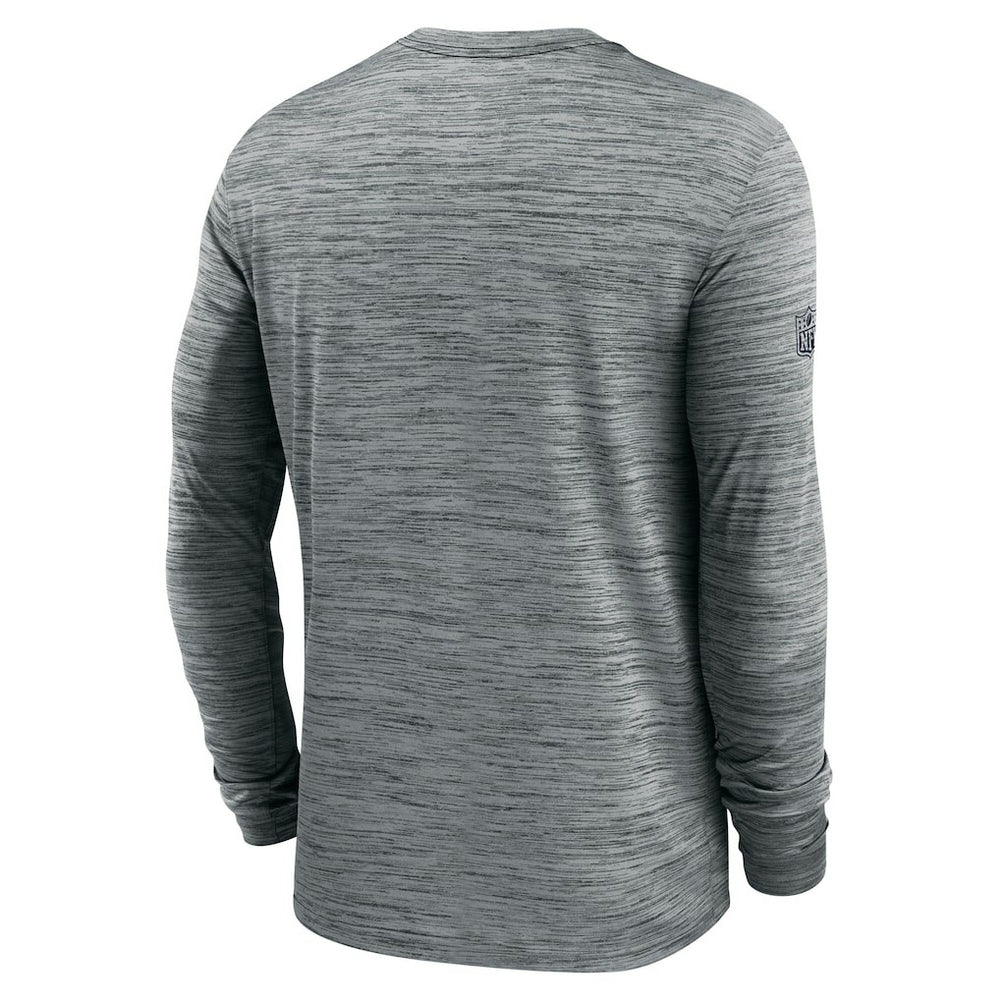 Nike Dallas Cowboys Sideline Velocity Performance Long Sleeve T-Shirt - Gray