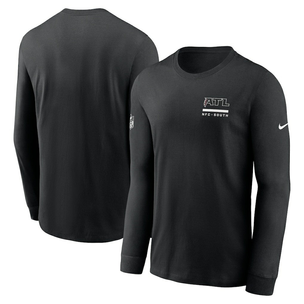 Nike Atlanta Falcons Sideline Dri-FIT Long Sleeve T-Shirt Black
