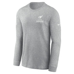 Nike Arizona Cardinals Sideline Dri-FIT Long Sleeve T-Shirt Heather Gray
