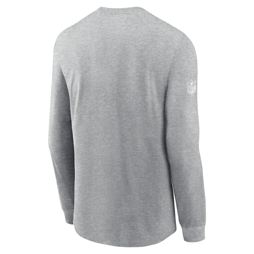 Nike Arizona Cardinals Sideline Dri-FIT Long Sleeve T-Shirt Heather Gray