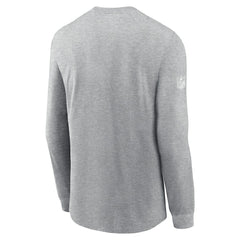 Nike Arizona Cardinals Sideline Dri-FIT Long Sleeve T-Shirt Heather Gray