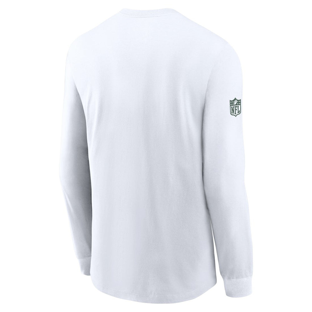 Nike Green Bay Packers Sideline Dri-FIT Long Sleeve T-Shirt White